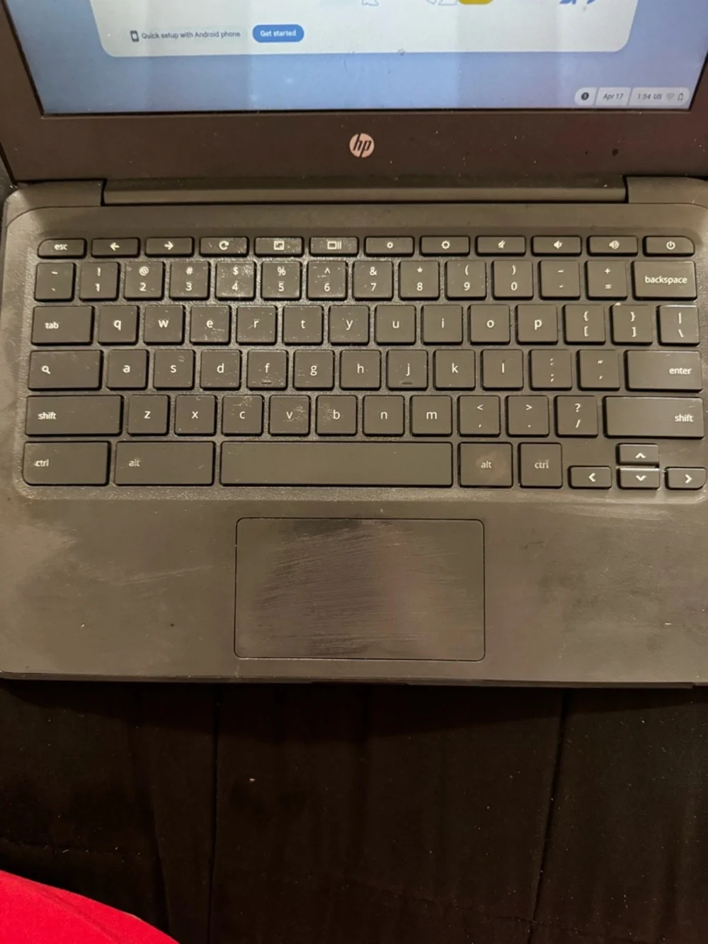 HP Chromebook Grey